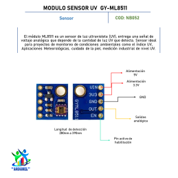 MODULO SENSOR UV GY-ML8511