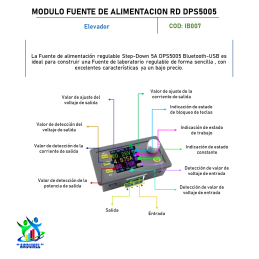 MODULO DE FUENTE DE ALIMENTACION RD DPS5005