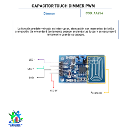 CAPACITOR TOUCH DIMMER PWM