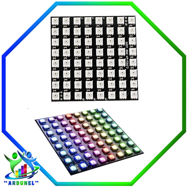 MATRIZ CJMCU-64 WS2812 LED RGB 8X8