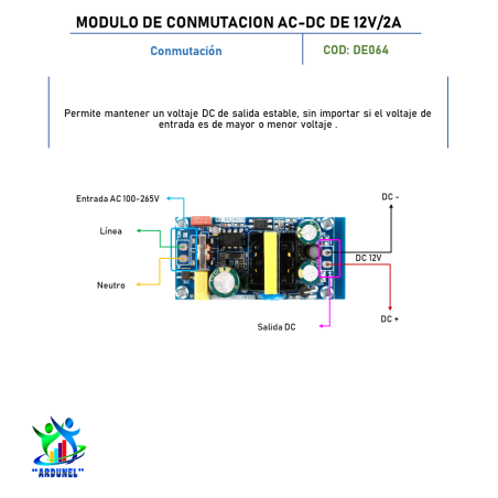 XMHEIRD Adaptador AC/DC Para Pure Evoke D2 D240