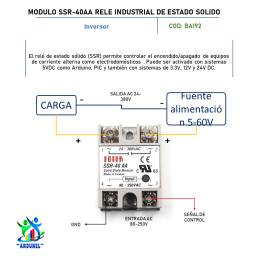 MODULO SSR-40AA RELE INDUSTRIAL DE ESTADO SOLIDO