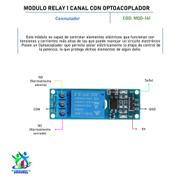 MODULO RELAY UN CANAL CON OPT.