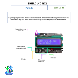 SHIELD LCD 16X2