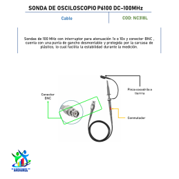 SONDA DE OSCILOSCOPIO P6100 DC-100MHZ