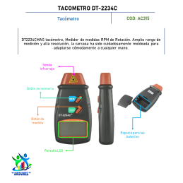 TACOMETRO DT-2234C