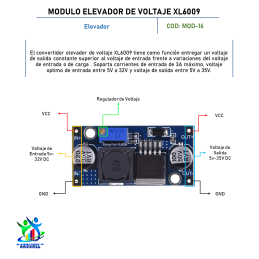 MÓDULO ELEVADOR DE VOLTAJE XL6009