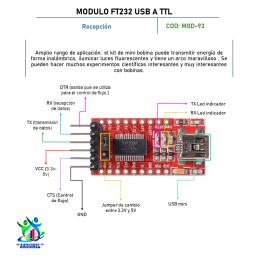 MODULO FT232RL USB A TTL