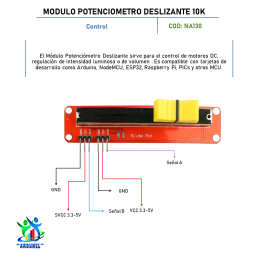 MODULO POTENCIÓMETRO DESLIZANTE 10K