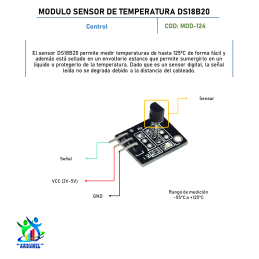 MODULO SENSOR DE TEMPERATURA DS18B20