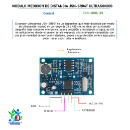 MODULO DE MEDICIÓN DE DISTANCIA JSN-SR04T ULTRASÓNICO