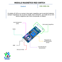 MODULO MAGNÉTICO REED SWITCH