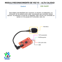 MÓDULO RECONOCIMIENTO DE VOZ V3 (ALTA CALIDAD)