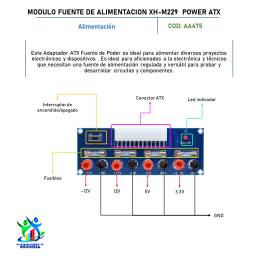 MODULO FUENTE DE ALIMENTACION XH-M229 POWER ATX