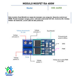 MODULO MOSFET 15A 400W