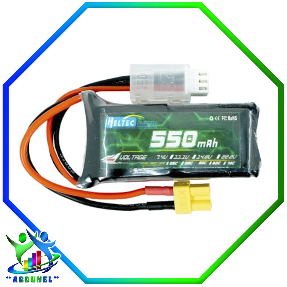 BATERIA LIPO 7,4V 550MAH