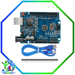 ARDUINO UNO SMD CH340 ATmega328 CON CABLE (NORMAL CALIDAD)