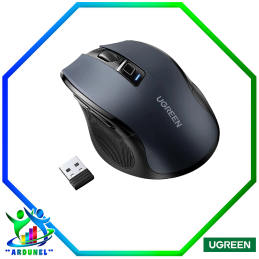 MOUSE INALAMBRICO ERGONOMICO 2.4G NEGRO