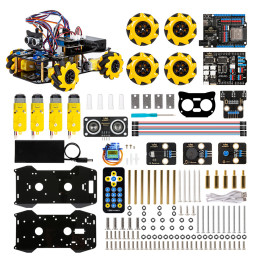 Kit Robot BXF ESP32 4WD seguidor de línea, evasor de obstáculos, control a distancia