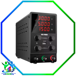 SPS305 FUENTE DE ALIMENTACION REGULABLE 30V 5A (NEGRO)