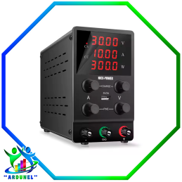 SPS3010 FUENTE DE ALIMENTACION REGULABLE 30V 10A (NEGRO)