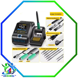 KIT DWS -200 ESTACIÓN DE SOLDADURA DIGITAL FULL  200W  (SET3)