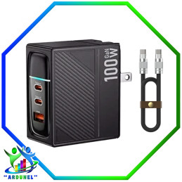 CARGADOR 100W CON CABLE TIPO C FNIRSI