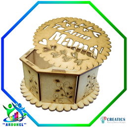 CAJA BOMBONERA TE AMO MAMÁ