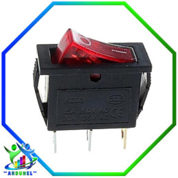 INTERRUPTOR KCD3 15A 250V - 20A 125V ON / OFF 3 PIN