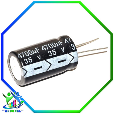 CONDENSADOR ELECTROLÍTICO 4700UF 35V