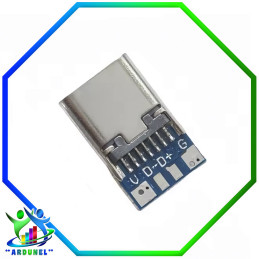 CONECTOR HEMBRA USB 3.1 TIPO C