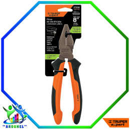 ALICATE PARA ELECTRICISTA DE 8" (20 CM) MANGO CONFORT GRIP 1000 VOLTS