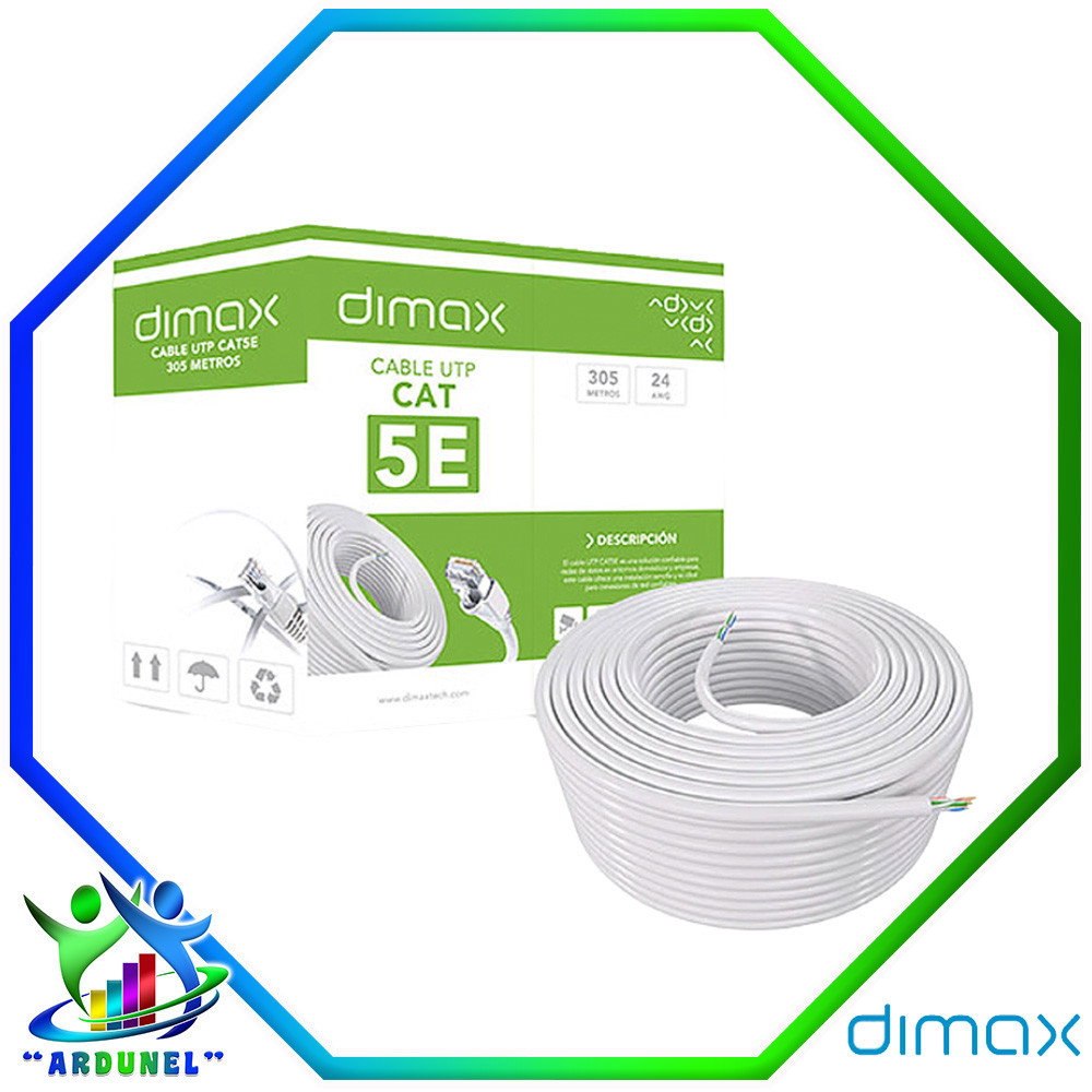 CABLE UTP CAT5E CCA INT 305M METROS