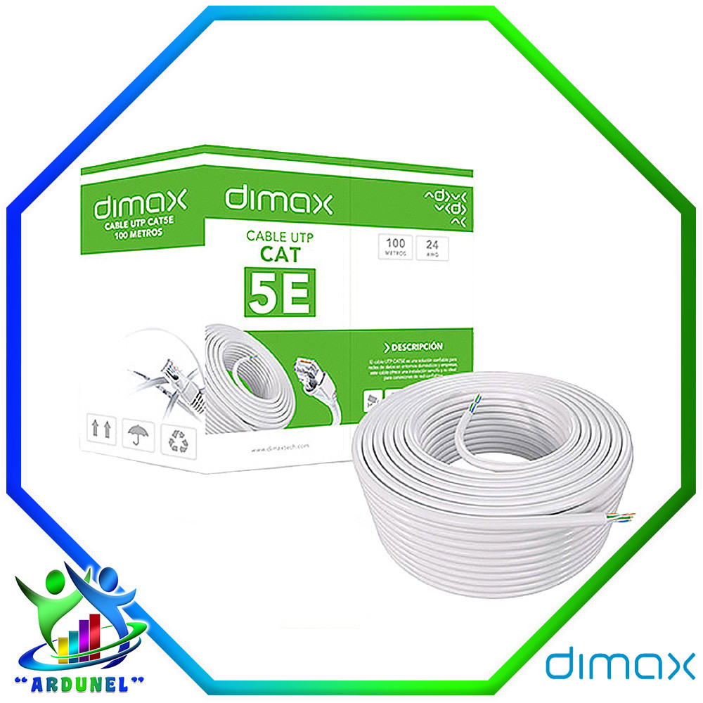 CABLE UTP CAT5E CCA INT 100 METROS