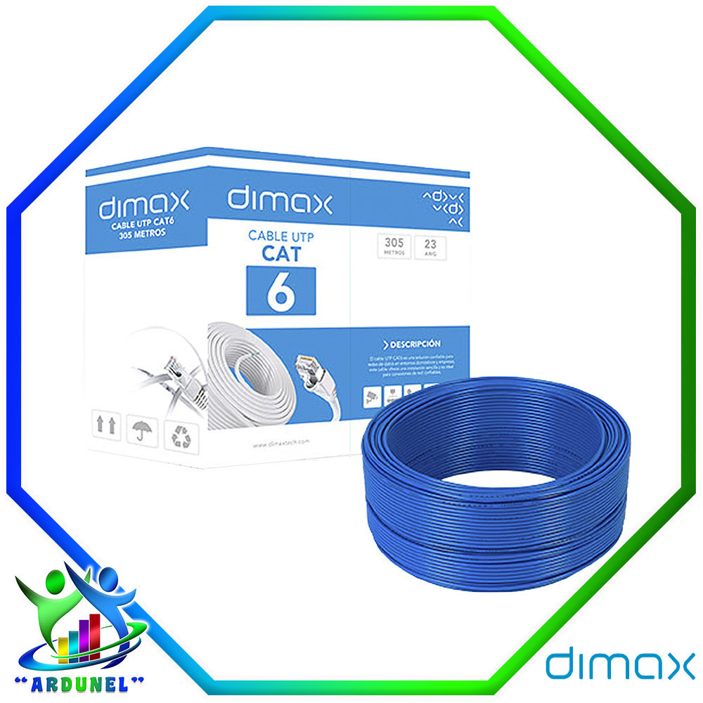 CABLE UTP CAT6 CCAE INT 80% COBRE 305M CABLE UTP CAT6 CCAE INT 80% COBRE 305M