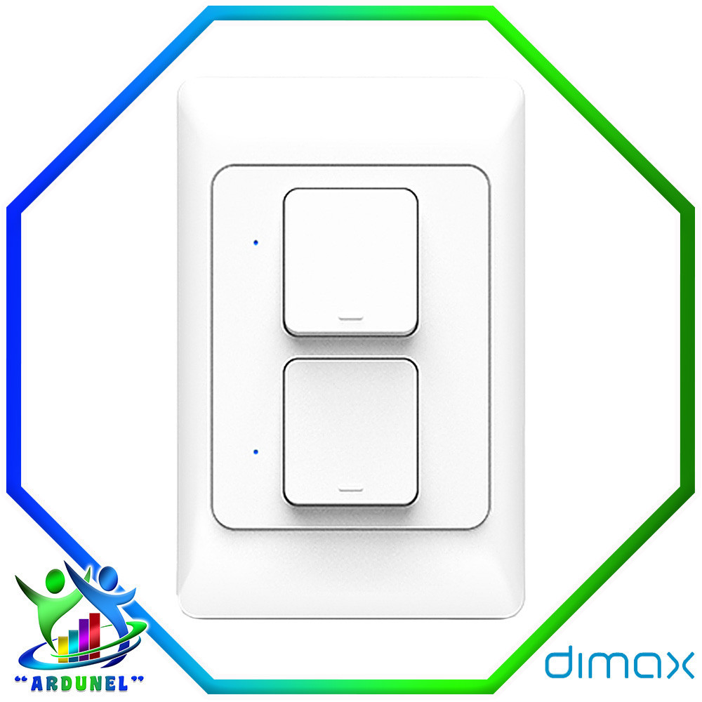 INTERRUPTOR SMART BLANCO WIFI 2 TOMAS INTERRUPTOR SMART BLANCO WIFI 2 TOMAS