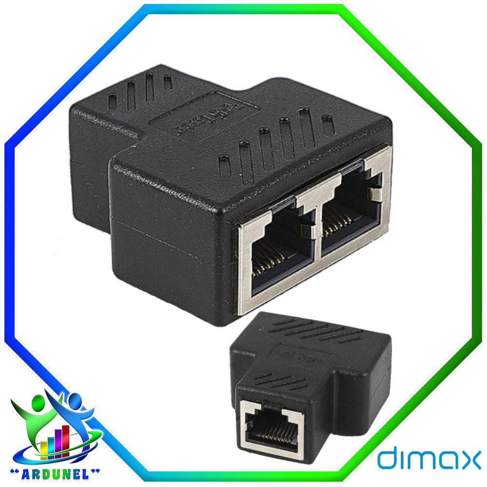 ADAPTADOR DE CONECTORES DIVISORES RJ45 ADAPTADOR DE CONECTORES DIVISORES RJ45