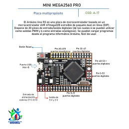 MINI MEGA2560 PRO ATMEGA2560-16AU USB