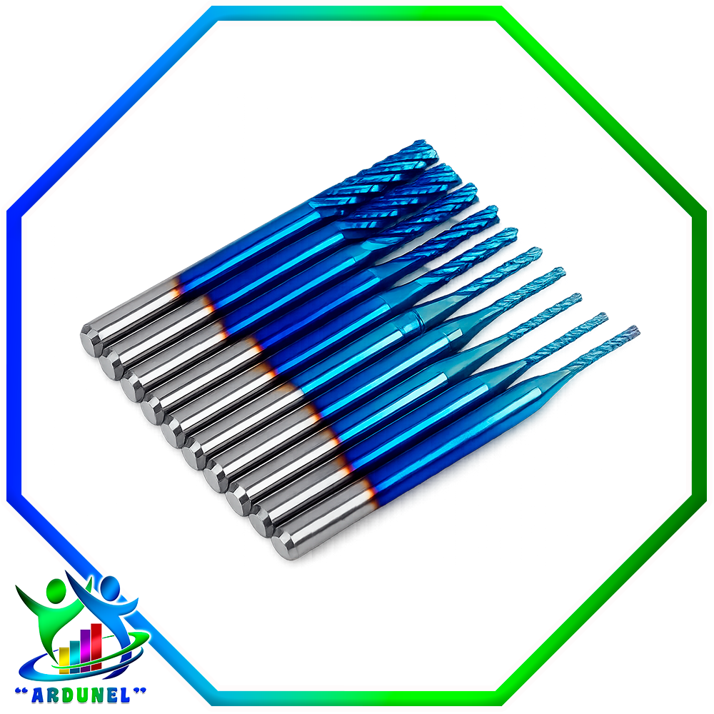 JUEGO DE 10 BROCAS NANO BLUE (0.8-3.17 MM)