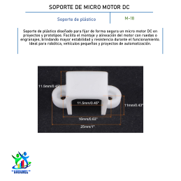 SOPORTE DE MICRO MOTOR DC