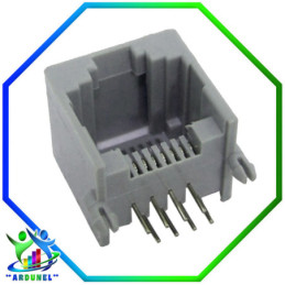 JACK RJ45 8P8C PARA PLACA (YH55-05-B)