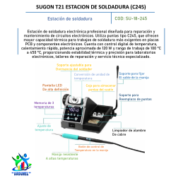 SUGON T21 ESTACION DE SOLDADURA (C245)