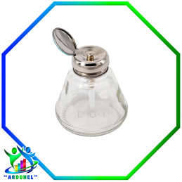 DISPENZADOR DE ALCOHOL DE VIDRIO 150 ML