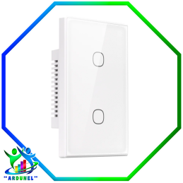 INTERRUPTOR TOUCH INTELIGENTE WIFI 2GANG