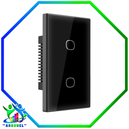 INTERRUPTOR TOUCH INTELIGENTE WIFI 2GANG