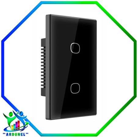 INTERRUPTOR TOUCH INTELIGENTE WIFI 2GANG