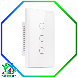 INTERRUPTOR TOUCH INTELIGENTE WIFI 3GANG