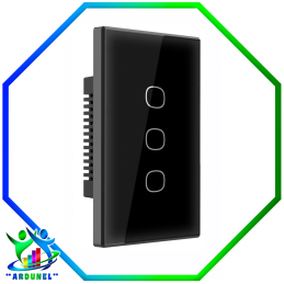 INTERRUPTOR TOUCH INTELIGENTE WIFI 3GANG