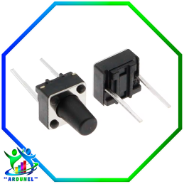 PULSADOR ALTO 6X6X9MM 2 PIN