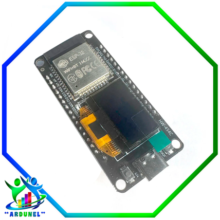 ESP32 CH340 DE 30 PINES CON PANTALLA OLED INTEGRADA DE 0.96" TIPO C